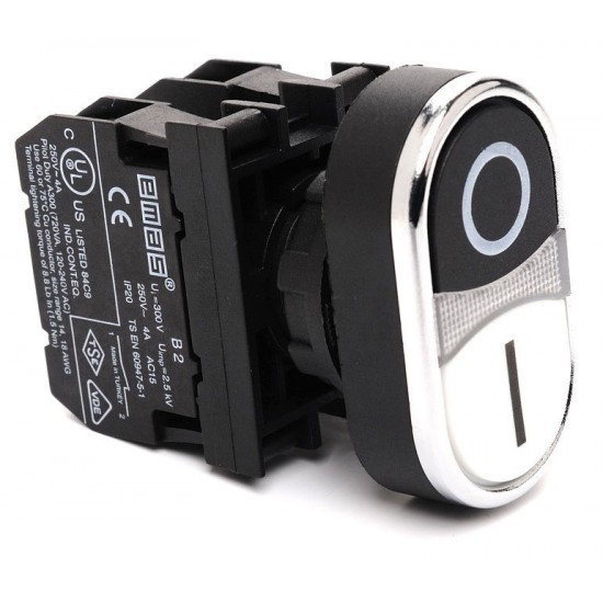 Dvigubas mygtukas B102K20HB