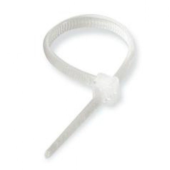 Dirželiai PVC baltos spalvos 3,6X140 (100 vnt)