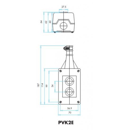 El. valdymo pultas PVK2E