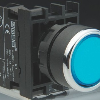Mygtukas su adapteriu ir kontaktu B100D (įvairių spalvų)