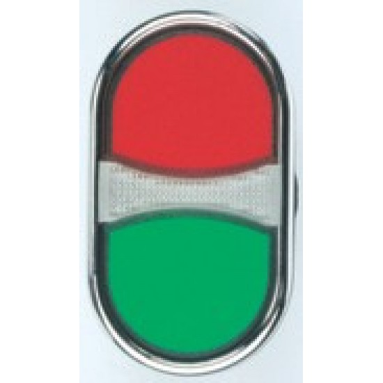 Mygtukas-dvigubas žalias/raudonas BDK20KY