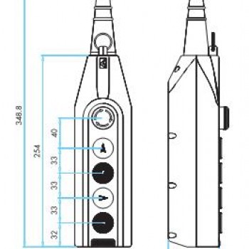 El. valdymo pultas PV5E30B44