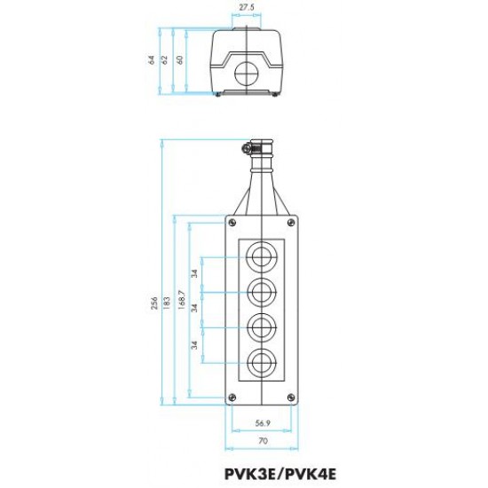 El. valdymo pultas PVK4E
